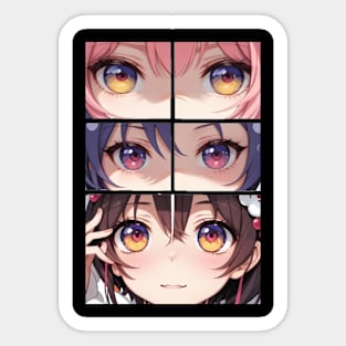 Anime Eyes Sticker